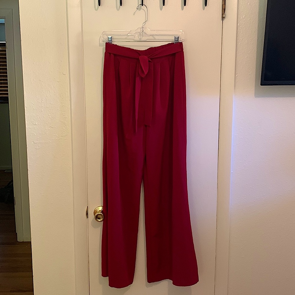 Red Palazzo Pants